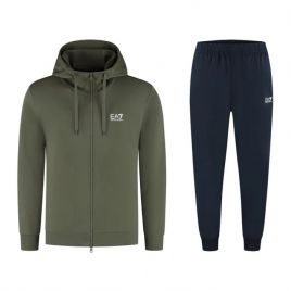 Trening EA7 M T-SUIT HOODIE FZ CH COFT Barbati