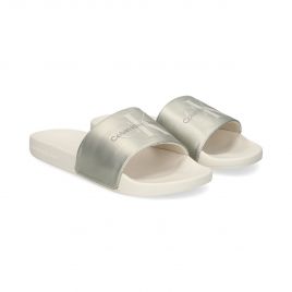 Papuci Calvin Klein SLIDE NY PEARL Femei