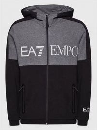 Bluza cu Fermoar EA7 M TAPE HOODIE FZ COFT Barbati