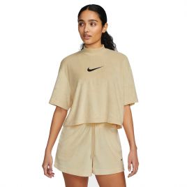 Tricou Nike W NSW MOCK SS TEE TRRY MS Femei