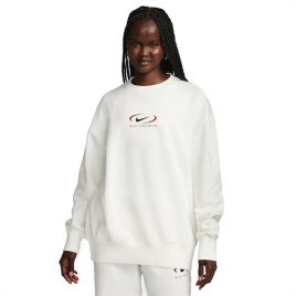 Bluza Nike W NSW PHNX FLC OS CREW PRNT SW Femei