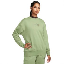 Bluza Nike W NSW PHNX FLC OS CREW PRNT SW Femei