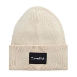 Caciula Calvin Klein FINE COTTON RIB BEANIE Barbati