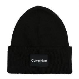 Caciula Calvin Klein FINE COTTON RIB BEANIE Barbati