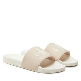 Papuci Calvin Klein SLIDE MONOGRAM CO Femei