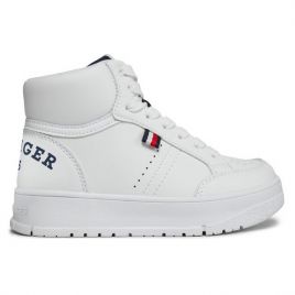 Pantofi Sport Tommy Hilfiger LOGO HIGH TOP LACE-UP SNEAKER Copii