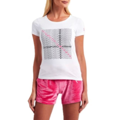 Tricou EA7 W Tee Ss Rn Logo Box Crossover Femei