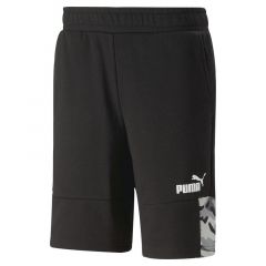 Sort Puma ESS BLOCK CAMO Shorts Male 