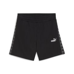 Sort Puma ESS TAPE High-Waist Shorts 5" Femei