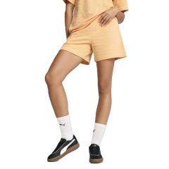 Sort Puma ESS ELEVATED High-Rise Structured Shorts Femei