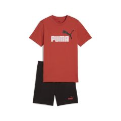 Compleu Puma ESS 2 COLOR No. 1 Logo Tee and Shorts Set Unisex Copii