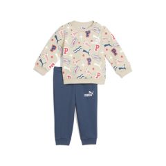 Trening Puma MINICATS AOP Crew Set FL INF Copii