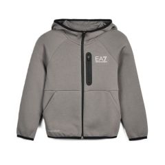 Bluza cu fermoar EA7 NATURAL VENTUS7 BOY HOODIE FZ COPL Unisex Copii