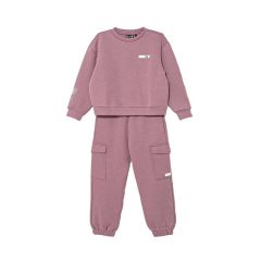 Trening EA7 NATURAL VENTUS PACK GIRL T-SUIT CN PANTS CARGO Copii