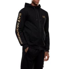 Bluza cu fermoar EA7 M HOODIE FZ EXTENDED LOGO CC Barbati