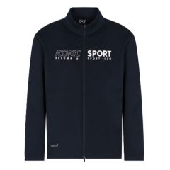 Bluza cu fermoar EA7 ARMANI BLUE SPORT M T-TOP FZ Barbati