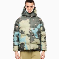 Geaca EA7 MOUNTAIN M ECO DOWN HOODED JACKET GRAPHIC Barbati