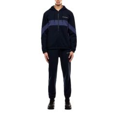 Trening EA7 TRAIN ATHLETIC COLOUR BLOCK M T-SUIT HOODIE FZ CH COPL Barbati