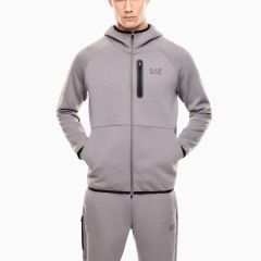 Bluza cu fermoar EA7 NATURAL VENTUS7 M HOODIE FZ Barbati