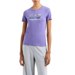 Tricou EA7 W PAILLETS TEE CROSSOVER Femei