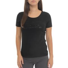 Tricou EA7 TRAIN LOGO SERIES W TEE SS RN FANCY STRASS Femei