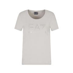 Tricou EA7 TRAIN LOGO SERIES W TEE SS RN FANCY STRASS Femei