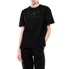 Tricou EA7 TRAIN LOGO SERIES W TEE SS CRYSTAL Femei