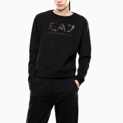 Bluza EA7 TRAIN LOGO SERIES W T-TOP CN CRYSTAL Femei