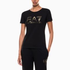 Tricou EA7 TRAIN LOGO SERIES W TEE SS METAL STUDS Femei