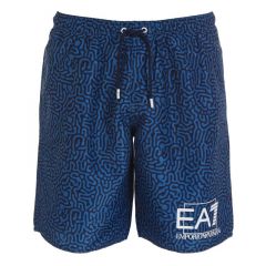 Sort De Baie EA7 M Visibility Bermuda Graphic Barbati