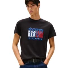 Tricou Tommy Hilfiger TJM SLIM RWB FLAG TEE EXT Barbati