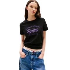 Tricou Tommy Hilfiger TJW REG ESSENTIAL LOGO 1 TEEEXT Femei