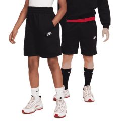 Sort Nike K NSW CLUB FT SHORT LBR Unisex Copii