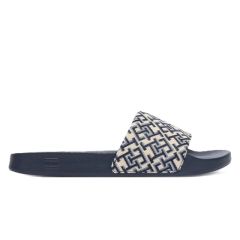Papuci Tommy Hilfiger TH MONOGRAM POOL SLIDE Femei