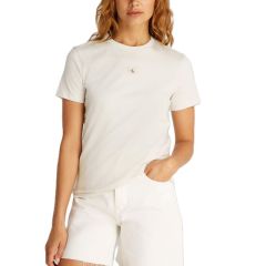 Tricou Calvin Klein WOVEN LABEL REGULAR TEE Femei