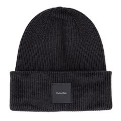 Caciula Calvin Klein COTTON/WOOL FINE RIB BEANIE Unisex 