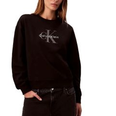 Bluza Calvin Klein LS MONOLOGO FRENCH TERRYRLXD CR Femei