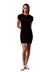 Rochie Calvin Klein SS CTN CNTR 1X1 RB S Femei