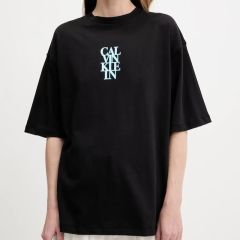 Tricou Calvin Klein SS Oversize Bold Logo Tee Femei