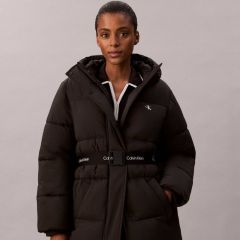 Geaca Calvin Klein BELTED MIDWEIGHT PUFFER Femei