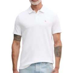 Tricou polo Calvin Klein SS MICRO WAFFLE CLASSIC BADGE PO Barbati