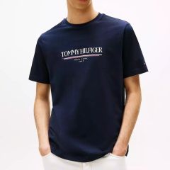 Tricou Tommy Hilfiger BRAND LOVE HILFIGER TEE Barbati