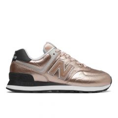Pantofi sport New Balance WL574 METALLIC LEATHER