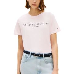 Tricou Tommy Hilfiger REG CORP LOGO C-NK SS Femei