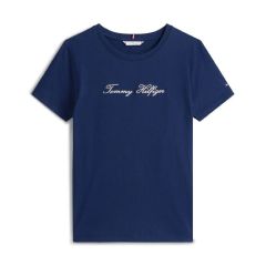 Tricou Tommy Hilfiger LUREX SCRIPT REG C-NK SS TEE Femei