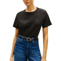 Tricou Tommy Hilfiger BOXY INTERLOCK SS C-NK TEE Femei