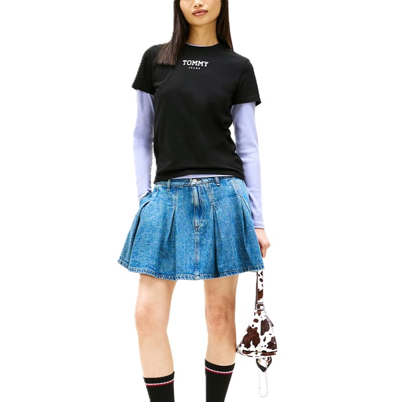 Tricou Tommy Hilfiger TJW REG ESSENTIAL LOGO 2 TEE EXT Femei