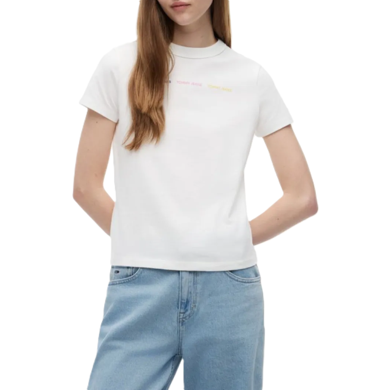 Tricou Tommy Hilfiger TJW REG TJ REPEAT WASH TEE Femei