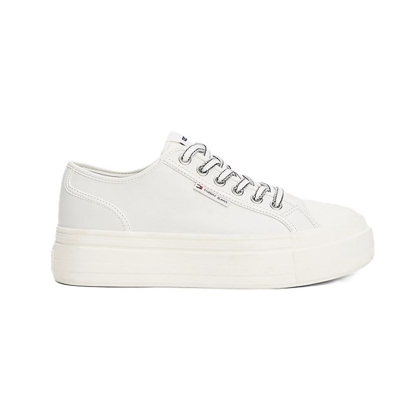 Pantofi sport Tommy Hilfiger TJW FOXING VULC LC LEATHER Femei