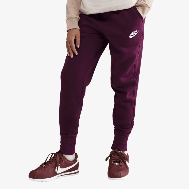 Pantaloni Nike G NSW CLUB FLC HR FTD PNT LBR Copii
